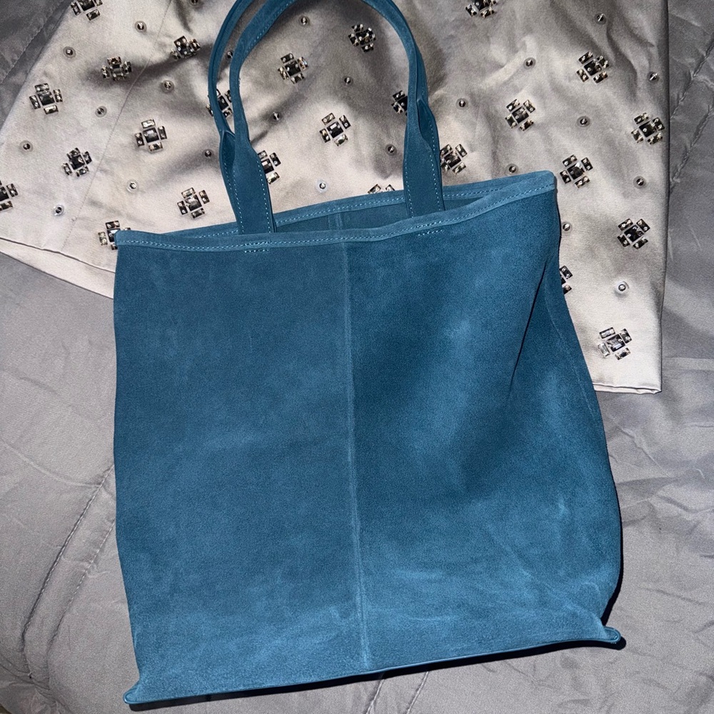 Suede Tote Bag ZARA